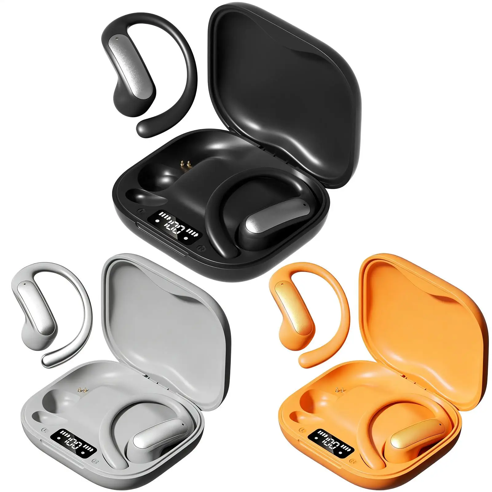 Translation Headphones AI Intelligent Wireless Open Ear Translator Earphones Wireless Meeting Translation Earbuds For School